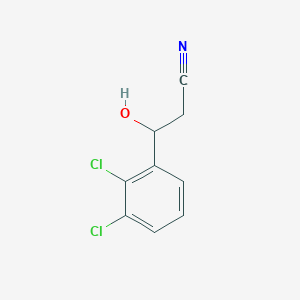 3-(2,3-Dichlorophenyl)-3-hydroxypropanenitrile