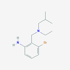 3-Bromo-2-((ethyl(isobutyl)amino)methyl)aniline