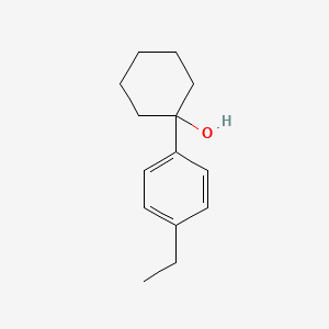 molecular formula C14H20O B13547053 (4-Ethylphenyl)cyclohexanol 