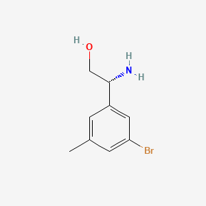 (R)-2-Amino-2-(3-bromo-5-methylphenyl)ethan-1-ol