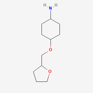 4-[(oxolan-2-yl)methoxy]cyclohexan-1-amine,Mixtureofdiastereomers