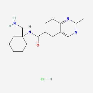 N-[1-(aminomethyl)cyclohexyl]-2-methyl-5,6,7,8-tetrahydroquinazoline-6-carboxamidehydrochloride