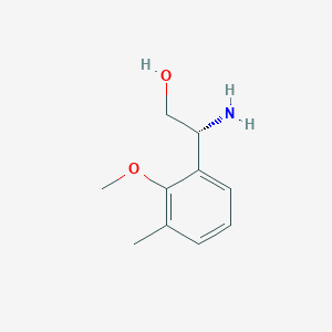 (2r)-2-Amino-2-(2-methoxy-3-methylphenyl)ethan-1-ol