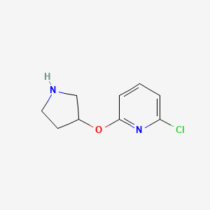 2-Chloro-6-(pyrrolidin-3-yloxy)pyridine