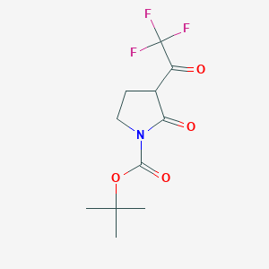 Tert-butyl2-oxo-3-(trifluoroacetyl)pyrrolidine-1-carboxylate