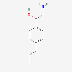 2-Amino-1-(4-propylphenyl)ethan-1-ol