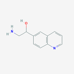 2-Amino-1-(quinolin-6-yl)ethan-1-ol