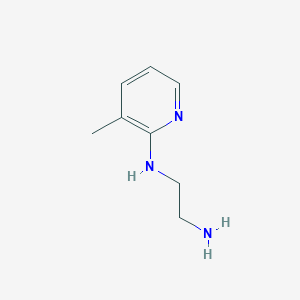 molecular formula C8H13N3 B1354738 N-(3-甲基吡啶-2-基)乙烷-1,2-二胺 CAS No. 81528-65-6