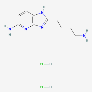 2-(4-aminobutyl)-3H-imidazo[4,5-b]pyridin-5-amine dihydrochloride