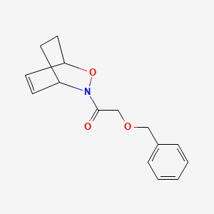 2-(Benzyloxy)-1-{2-oxa-3-azabicyclo[2.2.2]oct-5-en-3-yl}ethan-1-one