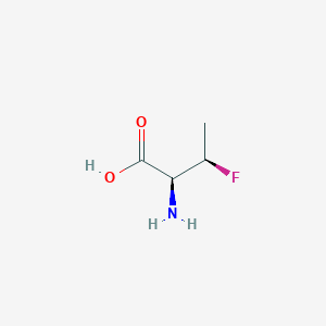 molecular formula C4H8FNO2 B13547435 (2S,3R)-2-amino-3-fluorobutanoic acid 