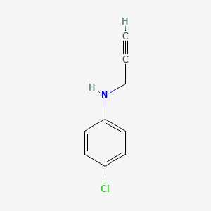 molecular formula C9H8ClN B1354751 4-chloro-N-prop-2-ynylaniline CAS No. 22774-67-0