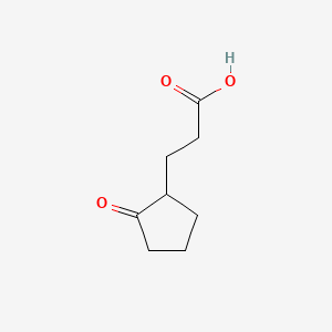 molecular formula C8H12O3 B13547516 2-Oxo-cyclopentanepropionic acid CAS No. 3296-45-5