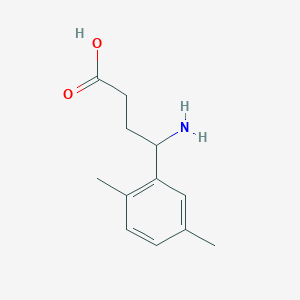 4-Amino-4-(2,5-dimethylphenyl)butanoic acid