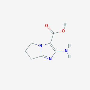 2-amino-5H,6H,7H-pyrrolo[1,2-a]imidazole-3-carboxylic acid