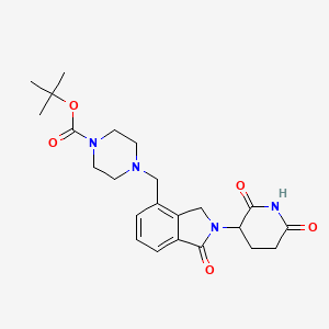 tert-Butyl 4-((2-(2,6-dioxopiperidin-3-yl)-1-oxoisoindolin-4-yl)methyl)piperazine-1-carboxylate