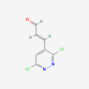 3-(3,6-Dichloropyridazin-4-yl)acrylaldehyde