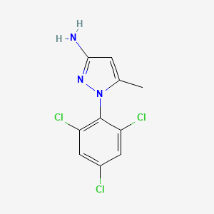 5-methyl-1-(2,4,6-trichlorophenyl)-1H-pyrazol-3-amine