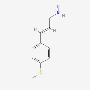 3-(4-(Methylthio)phenyl)prop-2-en-1-amine