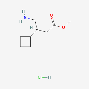 Methyl4-amino-3-cyclobutylbutanoatehydrochloride