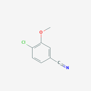 molecular formula C8H6ClNO B1354767 4-Chloro-3-methoxybenzonitrile CAS No. 189628-40-8