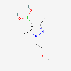 [1-(2-Methoxyethyl)-3,5-dimethylpyrazol-4-yl]boronic acid