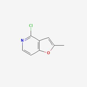 molecular formula C8H6ClNO B1354778 4-氯-2-甲基呋喃[3,2-c]吡啶 CAS No. 31270-81-2