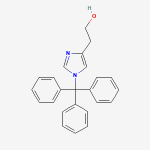 molecular formula C24H22N2O B1354784 2-(1-Trityl-1H-imidazol-4-yl)ethanol CAS No. 127607-62-9