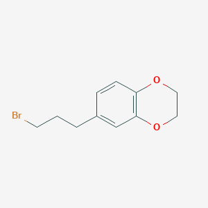 6-(3-Bromopropyl)-2,3-dihydrobenzo[b][1,4]dioxine