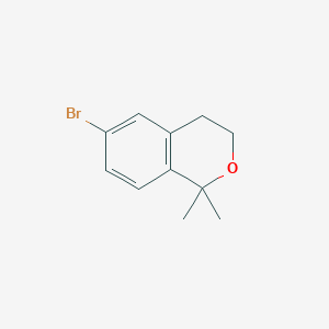 6-bromo-1,1-dimethyl-3,4-dihydro-1H-2-benzopyran