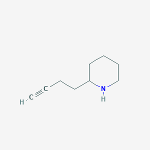 2-(But-3-yn-1-yl)piperidine