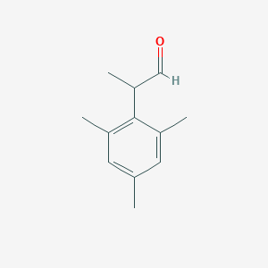 molecular formula C12H16O B13547952 2-Mesitylpropanal 