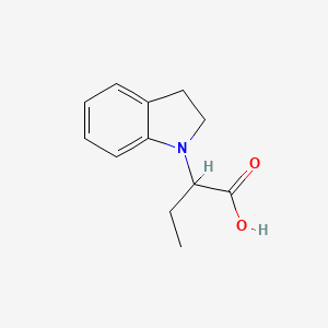 2-(Indolin-1-yl)butanoic acid