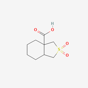 2,2-Dioxo-octahydro-2lambda6-benzothiophene-3a-carboxylicacid