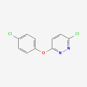 molecular formula C10H6Cl2N2O B1354812 3-氯-6-(4-氯苯氧基)哒嗪 CAS No. 69025-13-4
