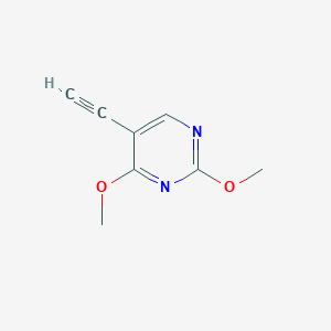 molecular formula C8H8N2O2 B13548127 5-Ethynyl-2,4-dimethoxypyrimidine 