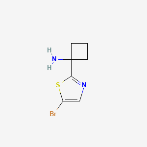 1-(5-Bromothiazol-2-yl)cyclobutan-1-amine