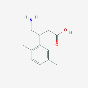 4-Amino-3-(2,5-dimethylphenyl)butanoic acid