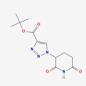 tert-butyl 1-(2,6-dioxopiperidin-3-yl)-1H-1,2,3-triazole-4-carboxylate