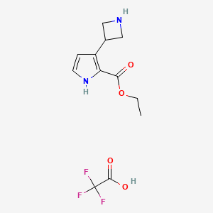 ethyl3-(azetidin-3-yl)-1H-pyrrole-2-carboxylate,trifluoroaceticacid