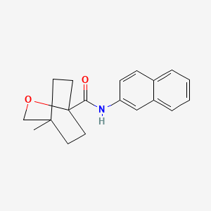 4-methyl-N-(naphthalen-2-yl)-2-oxabicyclo[2.2.2]octane-1-carboxamide