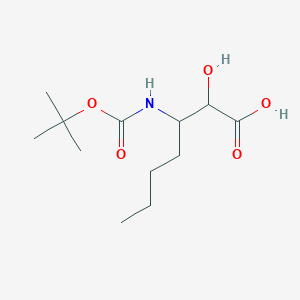 3-{[(Tert-butoxy)carbonyl]amino}-2-hydroxyheptanoic acid