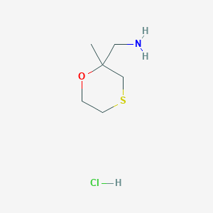 1-(2-Methyl-1,4-oxathian-2-yl)methanaminehydrochloride