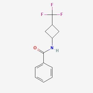 N-[(1r,3r)-3-(trifluoromethyl)cyclobutyl]benzamide