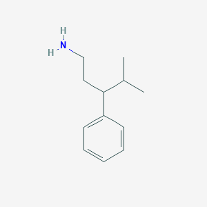 4-Methyl-3-phenylpentan-1-amine