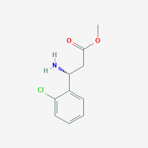 Methyl (3R)-3-amino-3-(2-chlorophenyl)propanoate