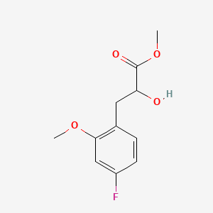 Methyl 3-(4-fluoro-2-methoxyphenyl)-2-hydroxypropanoate