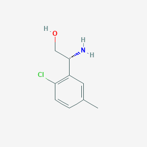 (r)-2-Amino-2-(2-chloro-5-methylphenyl)ethan-1-ol