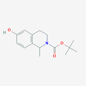 tert-butyl 6-hydroxy-1-methyl-3,4-dihydroisoquinoline-2(1H)-carboxylate