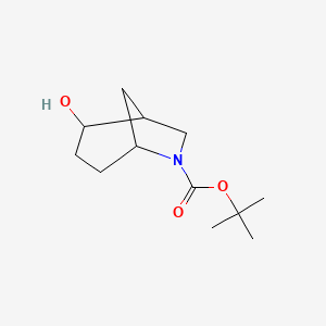 Tert-butyl 2-hydroxy-6-azabicyclo[3.2.1]octane-6-carboxylate